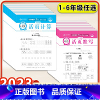 (2本)活页默写+活页计算 二年级上 [正版]2023秋版王朝霞活页计算试卷活页默写试卷小学试卷一二三四五六年级上册人教