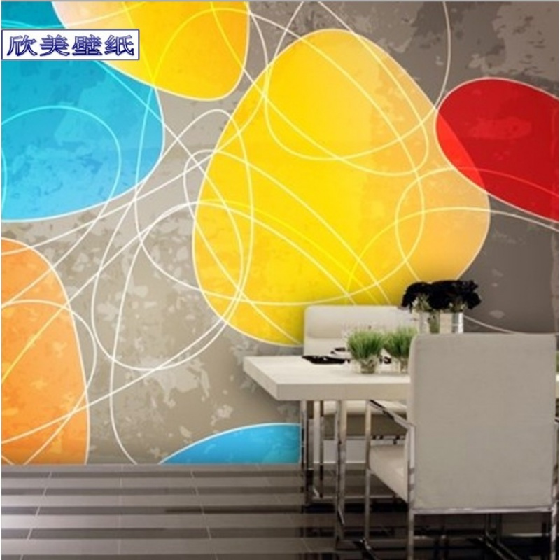 电视背景墙纸壁纸3D抽象简约现代客厅背景壁纸壁画卧室影视墙纸壹德壹