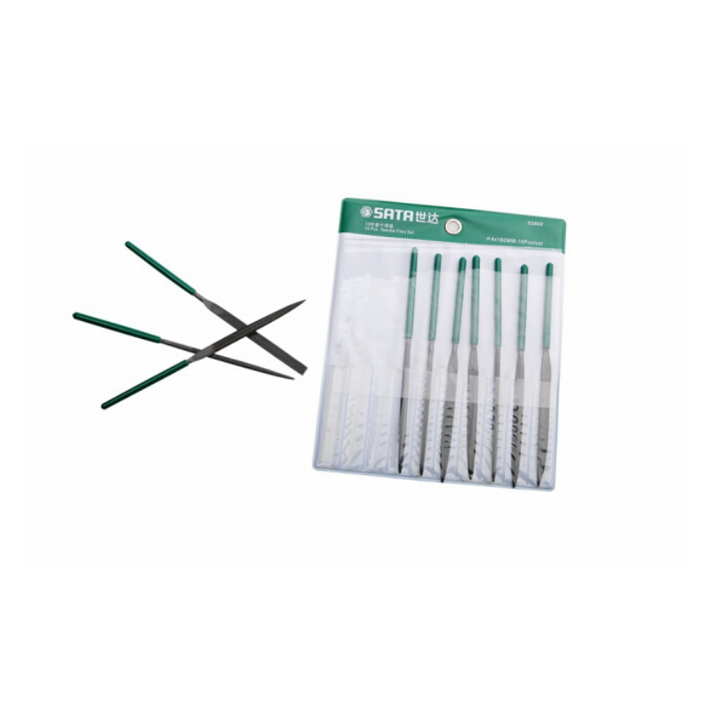 世达 SATA 3802 10 件套什锦锉 4×160mm