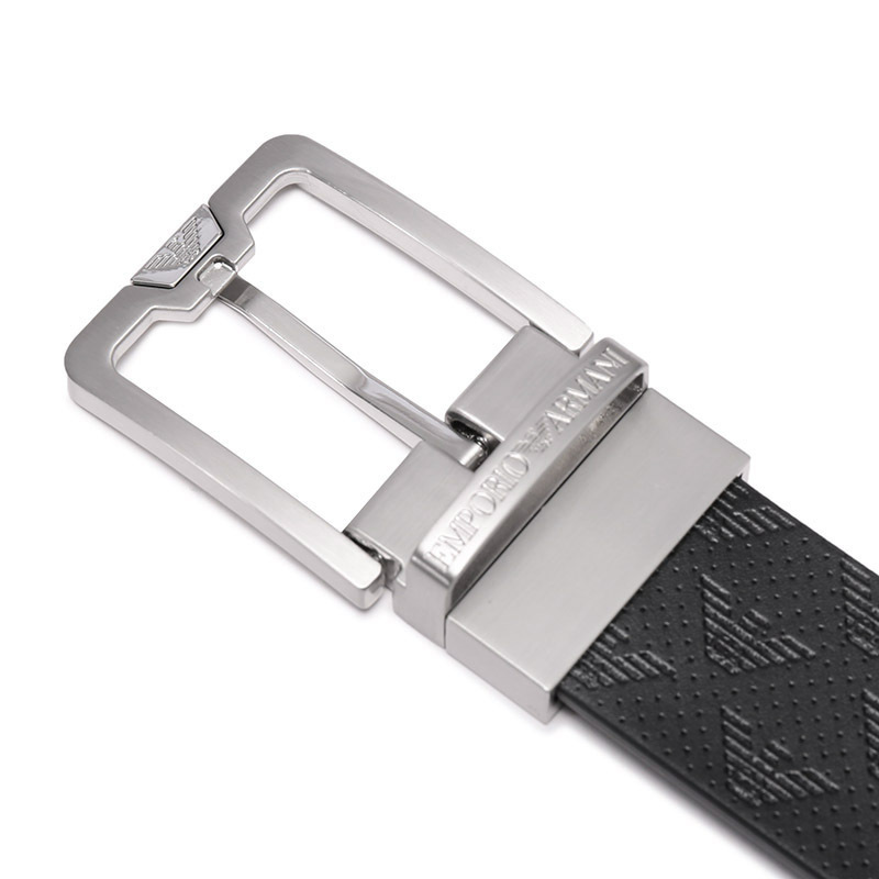 阿玛尼emporioarmani男士可裁剪双面旋转皮带腰带y4s502y221e