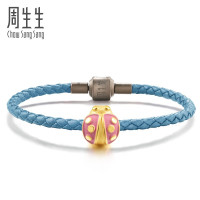 周生生(CHOW SANG SANG)黄金吊坠足金Charme串珠系列小甲虫转运珠串珠 89100C定价