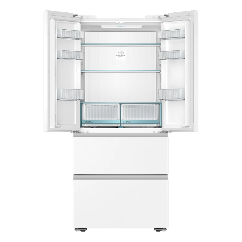 海尔(Haier)483升法式多门一级变频 超薄零嵌 EPP超净系统 和景冰箱BCD-483WGHFDB9W1U1