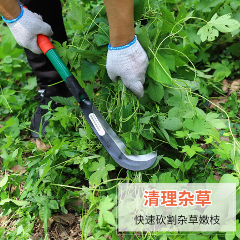 钢盾锰钢加厚小号砍柴刀 全长125cm/刀柄长100cm/刀刃约20cm/刀头约11cm