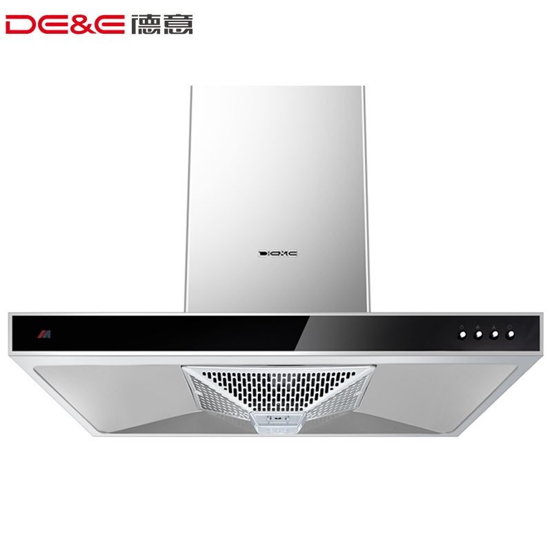 德意dee抽油烟机cxw200850b欧式吸油烟机17立方大吸力按键式油烟机360