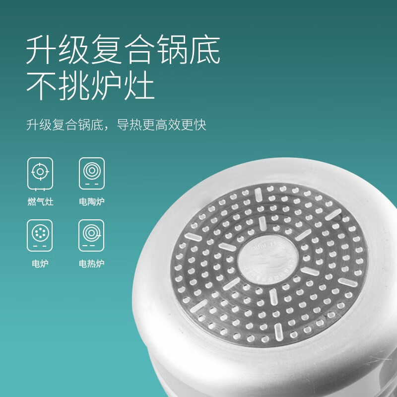 双喜高压锅大容量通用压力加厚28cm 11.5L高清大图