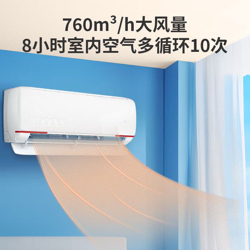 统帅(Leader)海尔智家出品1.5匹空调P新一级变频节能挂机自清洁贴以旧换新KFR-35GW/05LKG81TU1图片