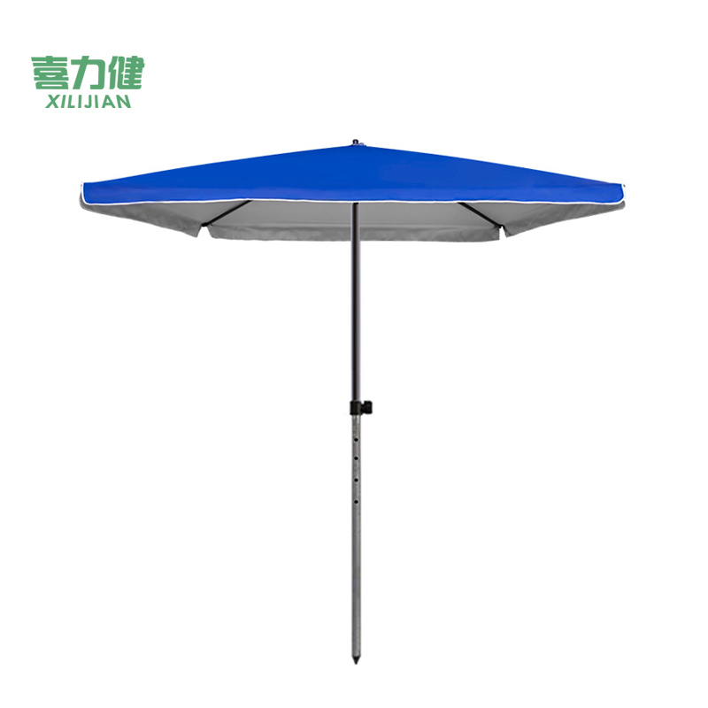 喜力健 户外四角遮阳伞 蓝S-3.2*2.5M 把高清大图