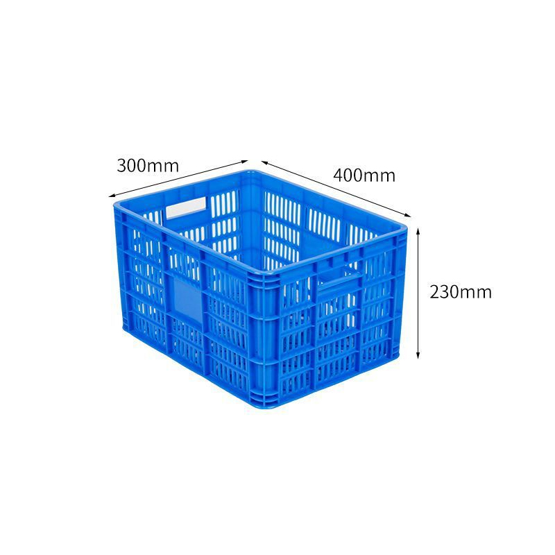 臻远ZY-SNXD-143塑料筐周转筐水果蔬菜收纳筐长方形货筐胶框 400*300*230高清大图