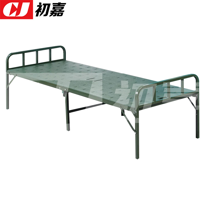 初嘉(CJ) 塑钢折叠床行军床户外单人床训练午休床