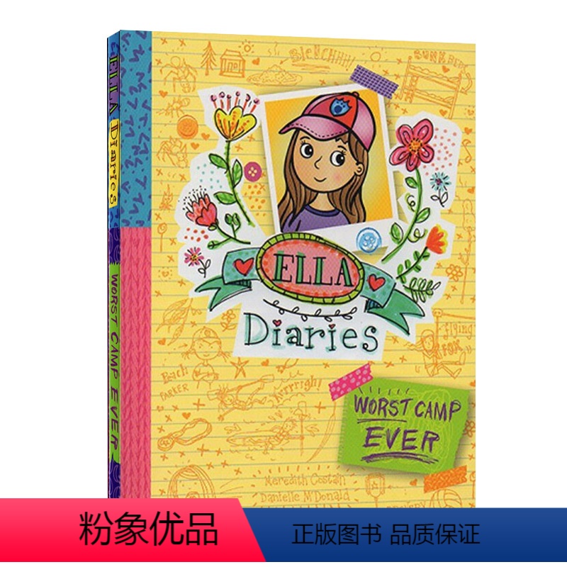 #2:Worst Camp Ever [正版]学乐艾拉日记系列 Ella Diaries 1-8 英文原版 进口图书 女