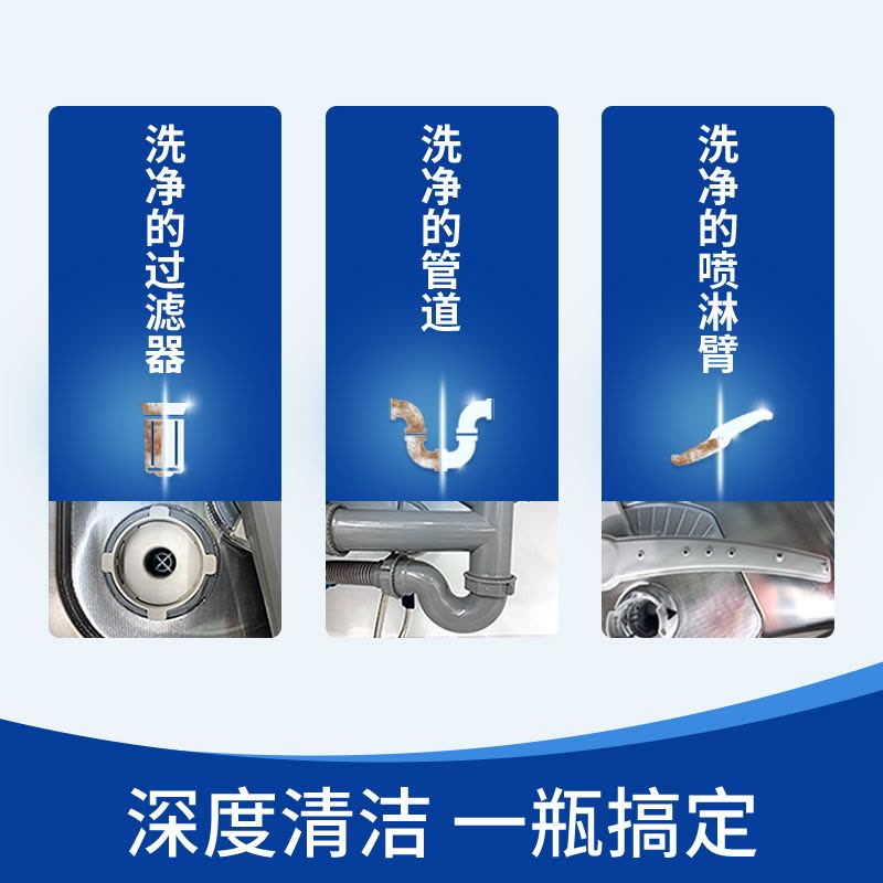 finish亮碟洗碗机专用机体清洁剂250ml深层清洁养护机体非洗碗盐洗碗粉洗碗块图片