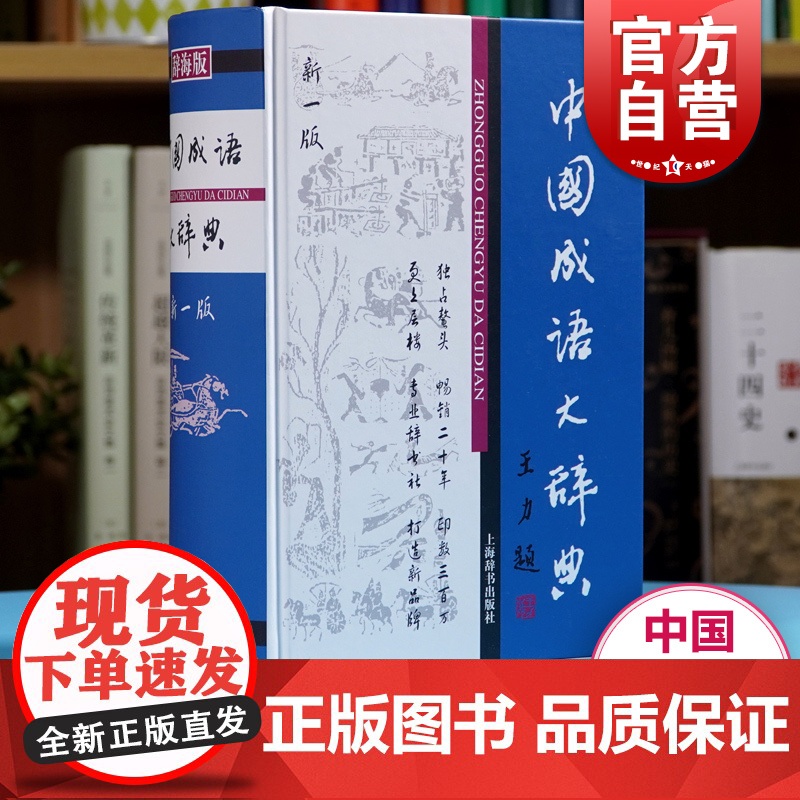 【正版】中国成语大辞典(辞海版新一版)(精) 上海辞书出版社优秀版本 中国成语 成语词典 中小学生适用 上海辞书社 世纪