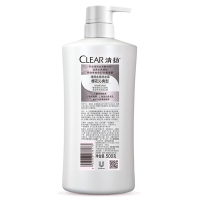 [吴亦凡同款]清扬 (CLEAR) 去屑洗发水 樱花沁爽型500g(落樱缤纷瓶) 所有发质 所有人群[联合利华]