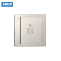 西蒙(simon) E3 插座开关插板86型开关插座面板 电脑插座 单电脑 香槟色