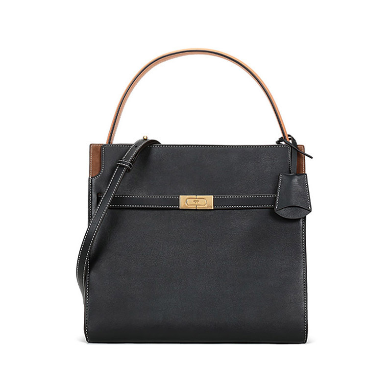 托里伯奇toryburchtb女包leeradziwill系列牛皮绒面革手提单肩包大号