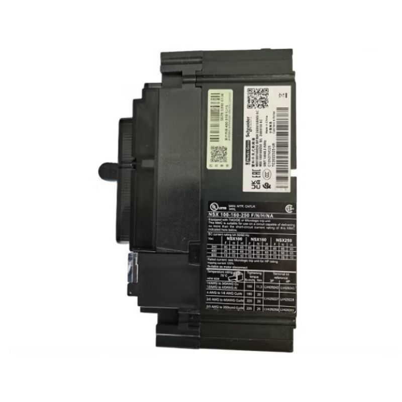 施耐德电气 插入式塑壳断路器 LV432893P 50KA NSX630NMic2.3 630A 3P3D P