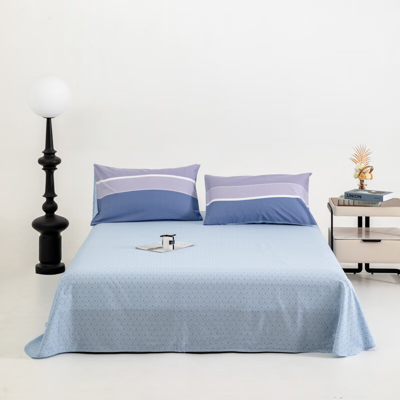 名都丽人 MDLR-A27 300*300cm 纯棉 床单 (计价单位:件)蓝色高清大图