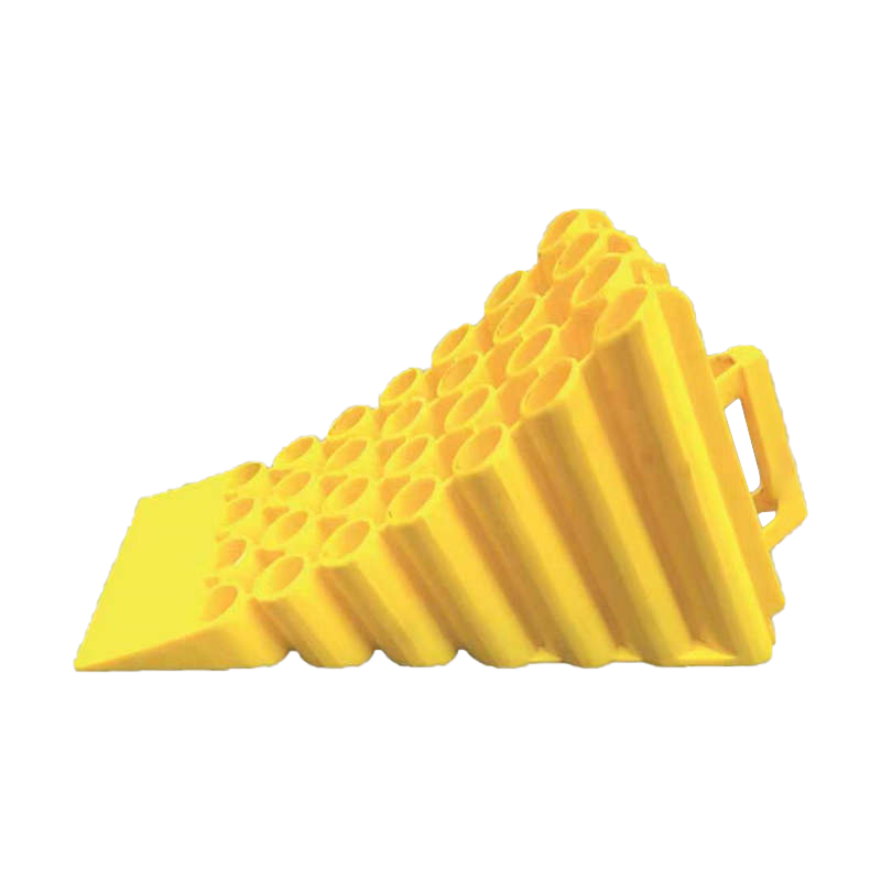 翌嘉YJ4121903 塑料止退器塑料止滑器停车斜坡垫三角木阻车器 450*250*200mm高清大图