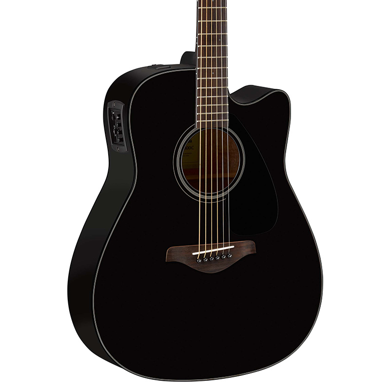雅马哈(YAMAHA)FGX800CBL电箱吉他雅马哈吉他初学入门吉他男女木吉它jita乐器 木吉他缺角41英寸高清大图