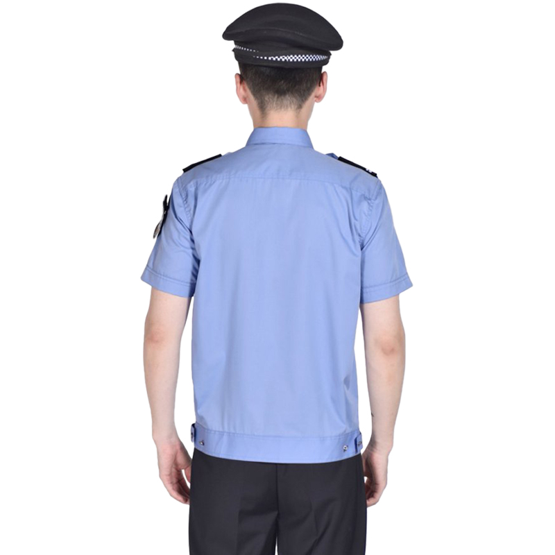 天鸣 夏季短袖保安服 劳保服 工作服 可定制 160-190 套高清大图
