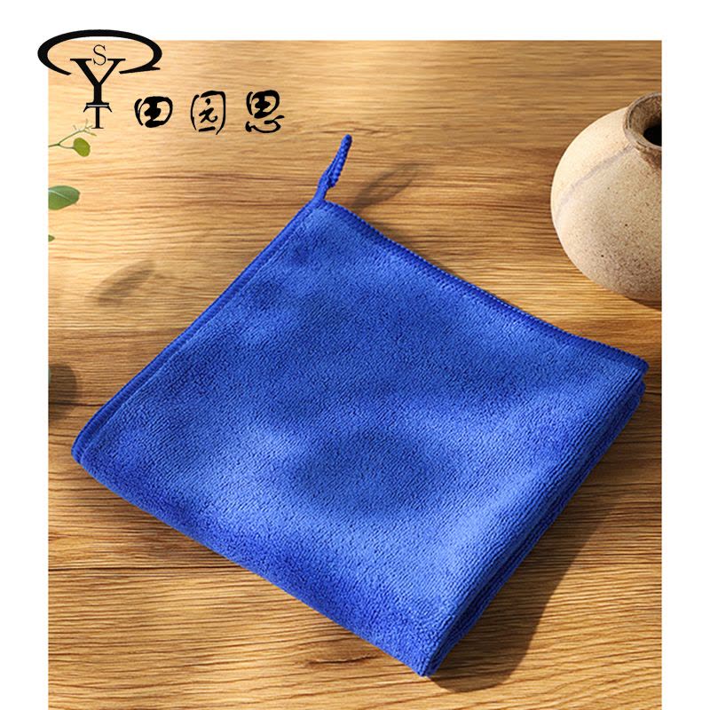 田园思 吸水抹布 40*40 条图片