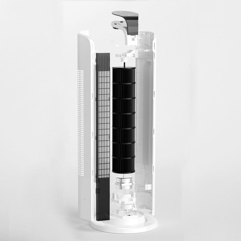 先科(SAST)电风扇塔扇家用落地扇宿舍台立式无叶风扇 [升级款]90cm高机械加长线高清大图