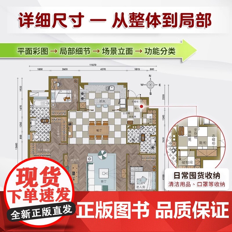 [正版]趣家养成记·布局 从功能到日常 布局趣家尺寸收纳布局设计格局设计空间设计改造设计家居设计室内设计从功能到日常高清大图