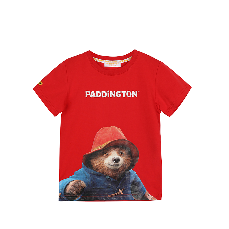 paddington bear帕丁顿熊男童短袖t恤夏季宝宝圆领上衣