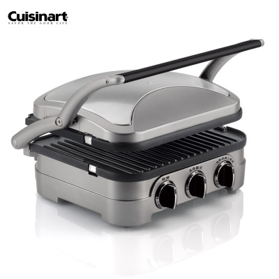 Cuisinart/美膳雅多功能牛排机电饼铛档家用双面加热煎烙烤薄饼蛋卷三明治机神器锅