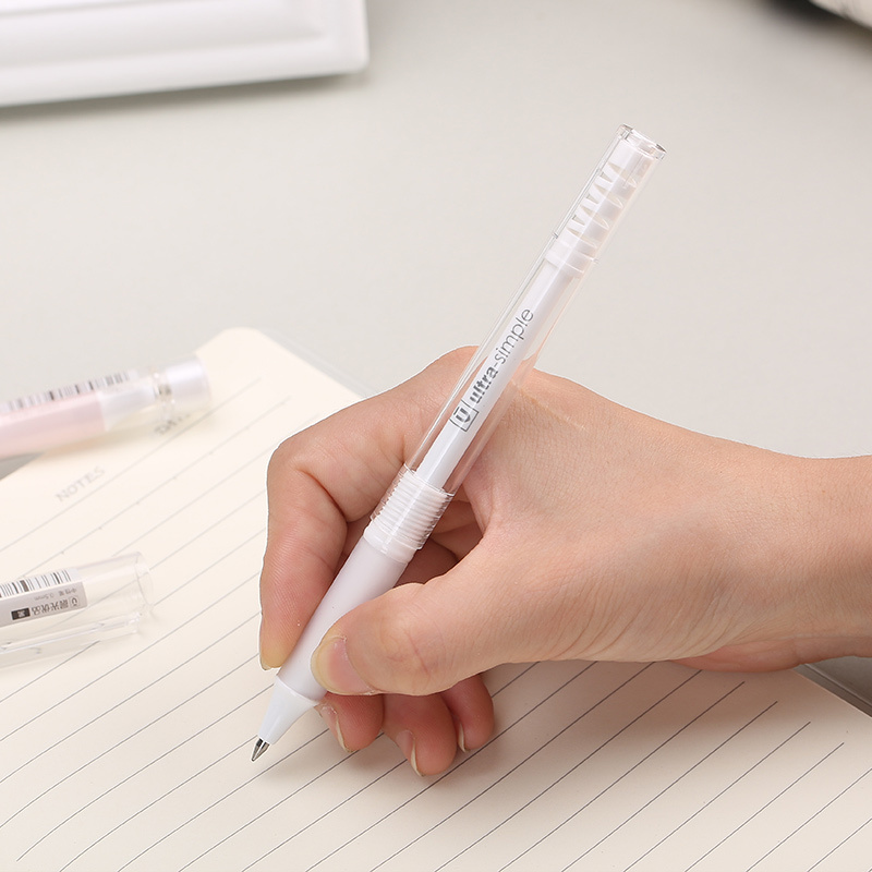 晨光(M&G)AGPB2702黑色中性笔 10支/盒 0.5mm 优品缓冲中性笔 签字笔 水性笔 黑笔 碳素笔 办公用品
