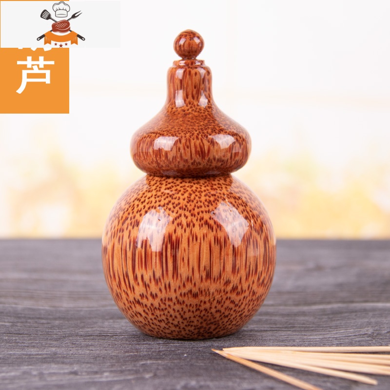 新中式红木牙签筒家用花梨创意实木牙签盒罐饭店时尚网红日式商用 敬平 T款-花梨六角素面高清大图