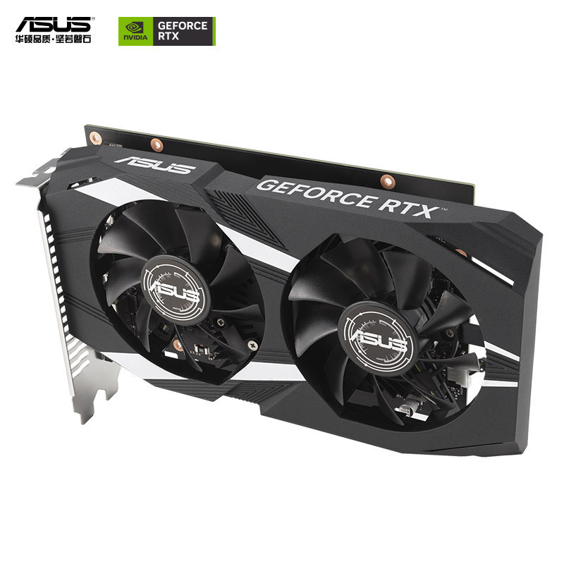 华硕(ASUS)DUAL GeForce RTX 3050 O6G 电竞游戏显卡