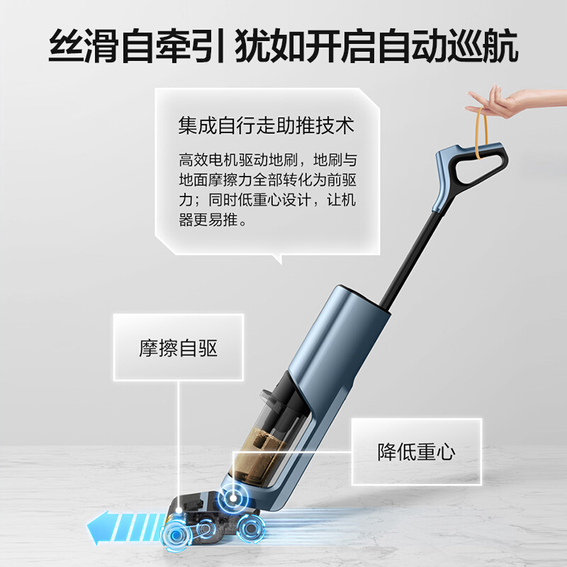美的(Midea)洗地机G4 Pro(原X9 Pro)家用智能扫拖自动清洗杀菌洗拖地一体机 活水自清洁 手持无线清洁机高清大图