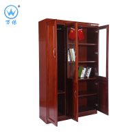 [万保] 办公家具 油漆书柜 办公档案柜 油漆三门文件柜 资料储物柜