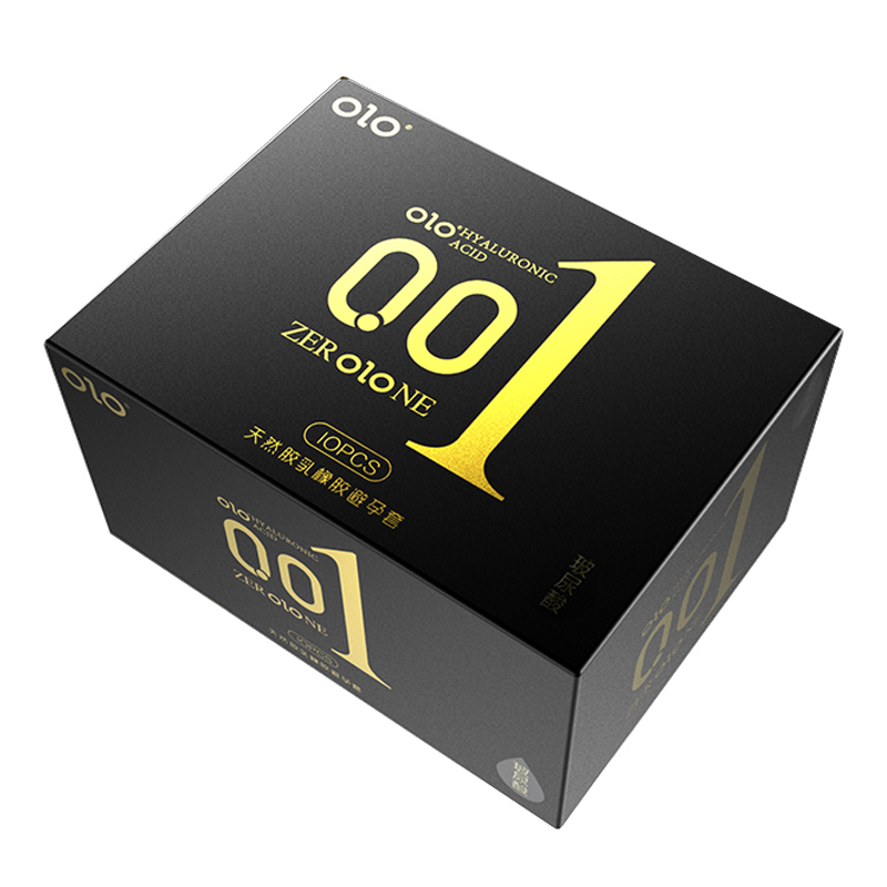 01套套 夫妻生活成人情趣计生用品男 黑色润薄10只装