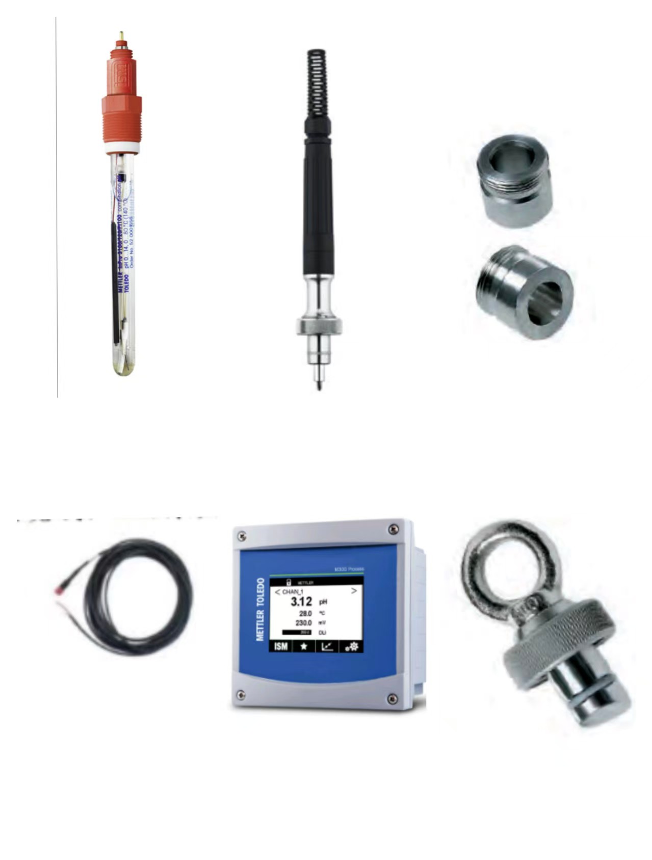 梅特勒托利多 在线酸度仪 M300-inpro3100i-AK9/10m