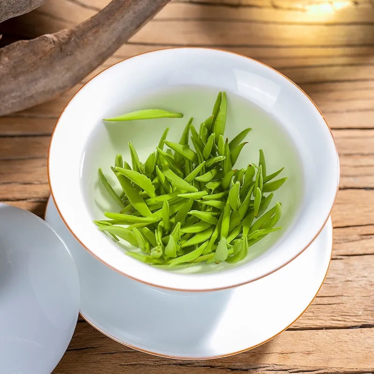 雀舌年新茶明前绿茶板栗香贵州原产翠嫩芽散装茶叶礼罐装250g高清大图