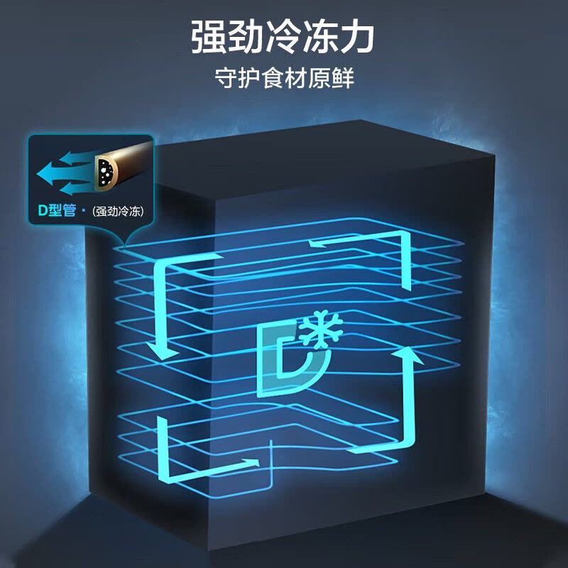 [官方旗舰店]美的100升冷藏冷冻保鲜小冰柜节能省电囤货家用一级能效母婴母乳小冰箱以旧换新BD/BC-100KMF(E)图片