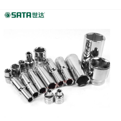 世达工具10MM6角套筒头加长套筒头汽车维修套管扳手风炮-08 12407(14mm)