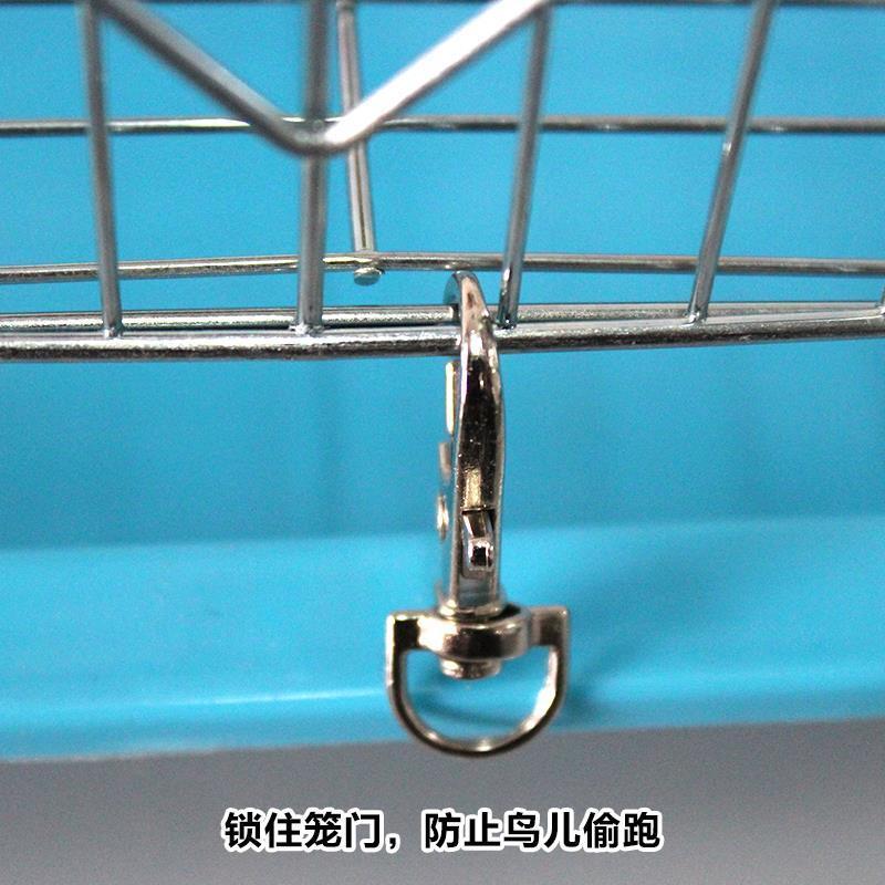 鹦鹉鸟笼锁扣鹦鹉笼子扣门锁鹦鹉防逃跑笼门锁扣龙虾扣 3个