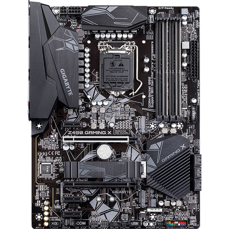 技嘉Z490 GAMING X主板+英特尔i9 10900KA CPU处理器+华硕240 飞龙水冷散热器