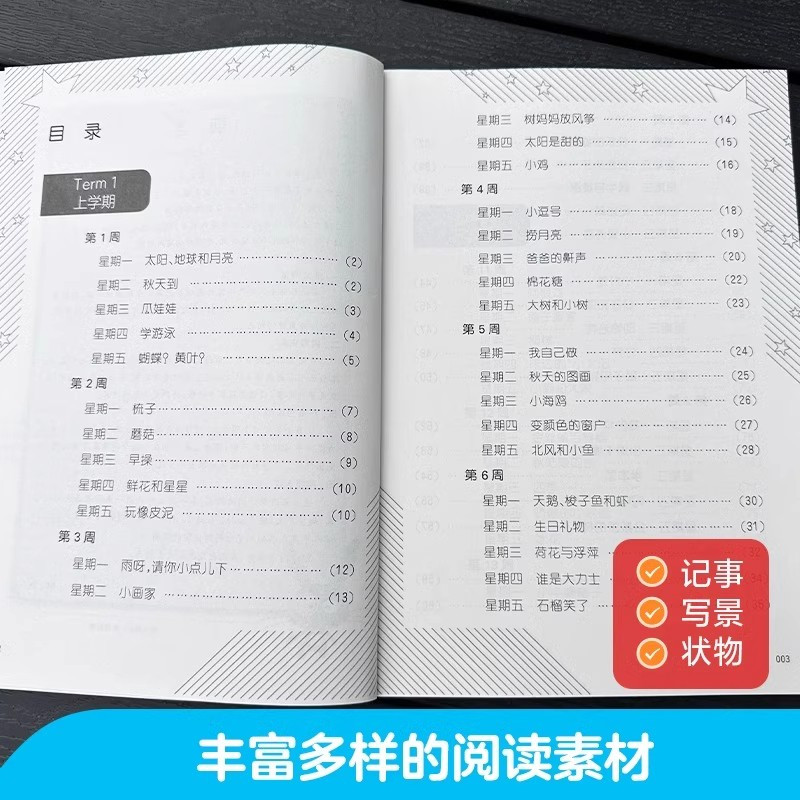 语文 小学一年级 [正版] 周计划 小学语文阅读强化训练100篇 一年级/1年级 每日10分钟 阅读很轻松 华