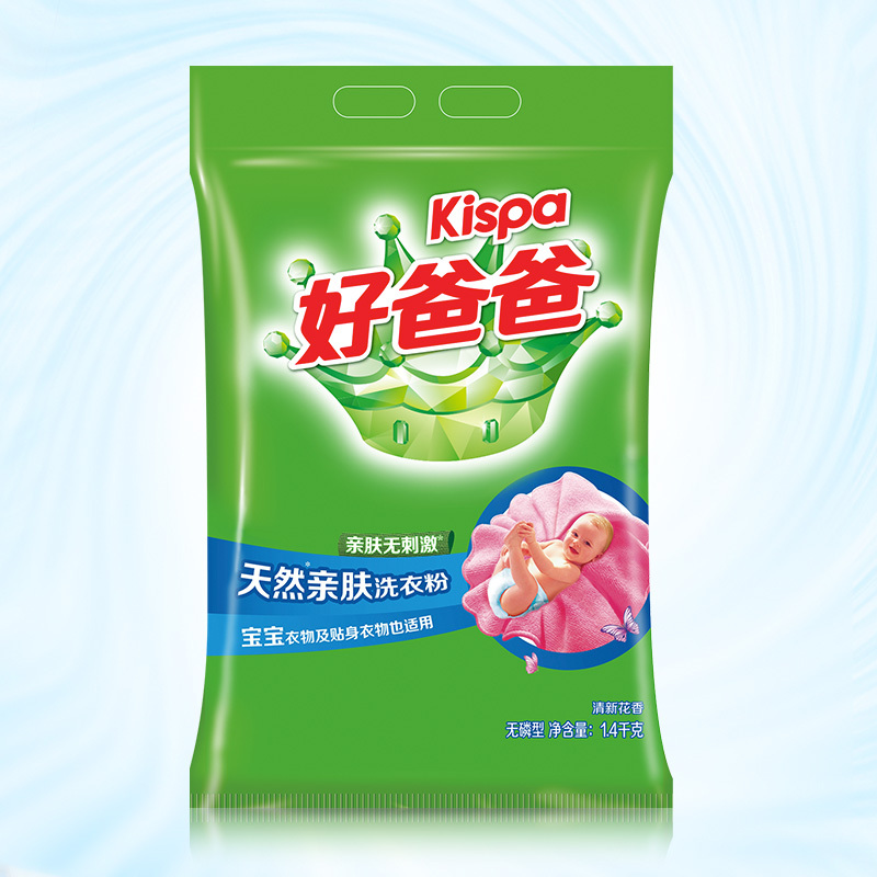 好爸爸亲肤粉 1400g/袋 6袋/箱（单位：箱）