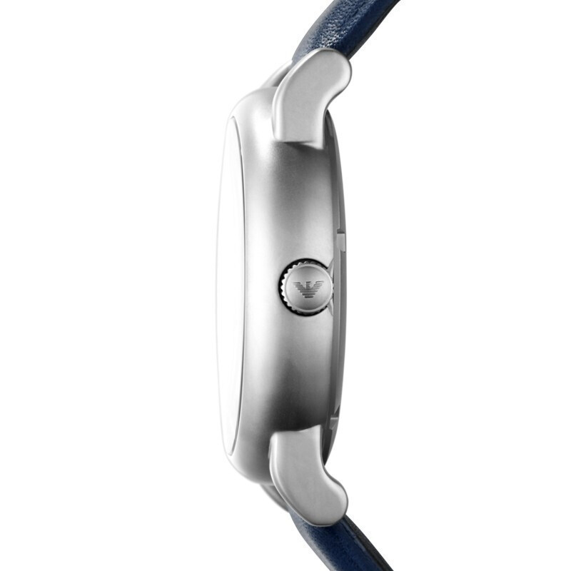 阿玛尼(EMPORIO ARMANI)手表 皮带时尚商务休闲个性镂空男士机械表 AR60011