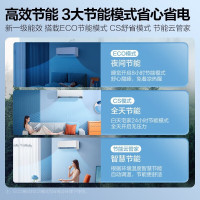 美的(Midea)空调1.5匹风尊智慧版新1级智能OTA升级变频冷暖壁挂式挂机3D环游风KFR-35GW/N8MXC1D