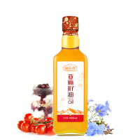 福益德 亚麻籽油一级冷榨食用油500mL