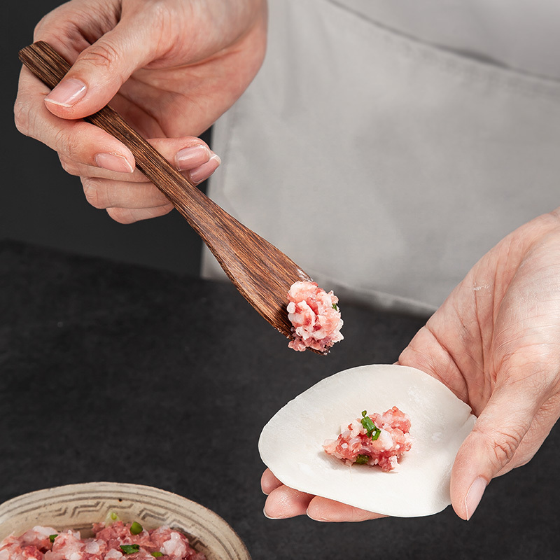 美厨(maxcook)鸡翅木擀面杖 原木实木饺子皮擀皮杖水饺棒(中号) 家用包饺子烘焙工具无漆无蜡MCPJ371高清大图