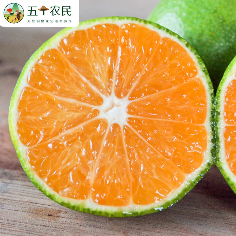 [五个农民]宜昌蜜桔3斤装青皮无籽蜜桔新鲜酸甜蜜橘桔子新鲜水果