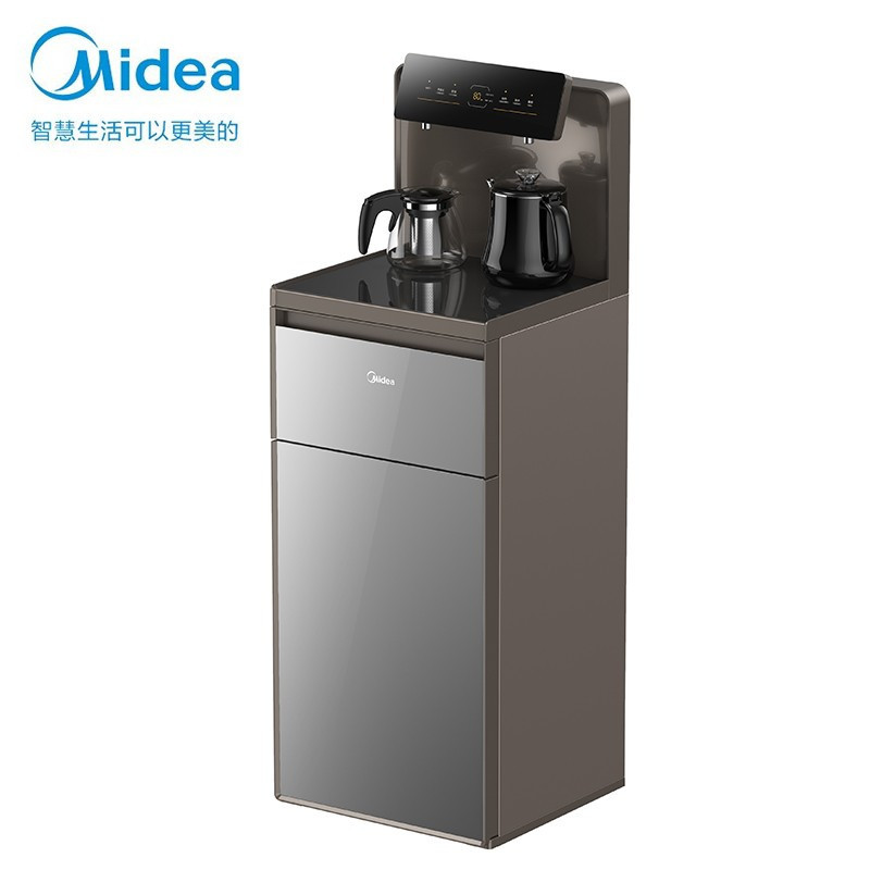 美的(midea)茶吧机家用立式饮水机高端智能办公下置式多功能自动茶吧