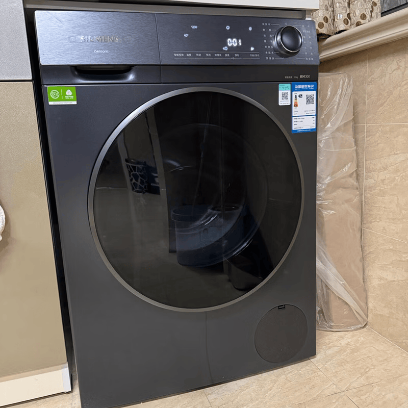 西门子 WG52H2I10W 小晶钻优享10KG大容量全自动滚筒洗衣机 智能投放 深层净洗 羽绒洗护 隐形触控高清大图